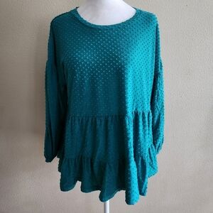 Blu Pepper tiered blouse